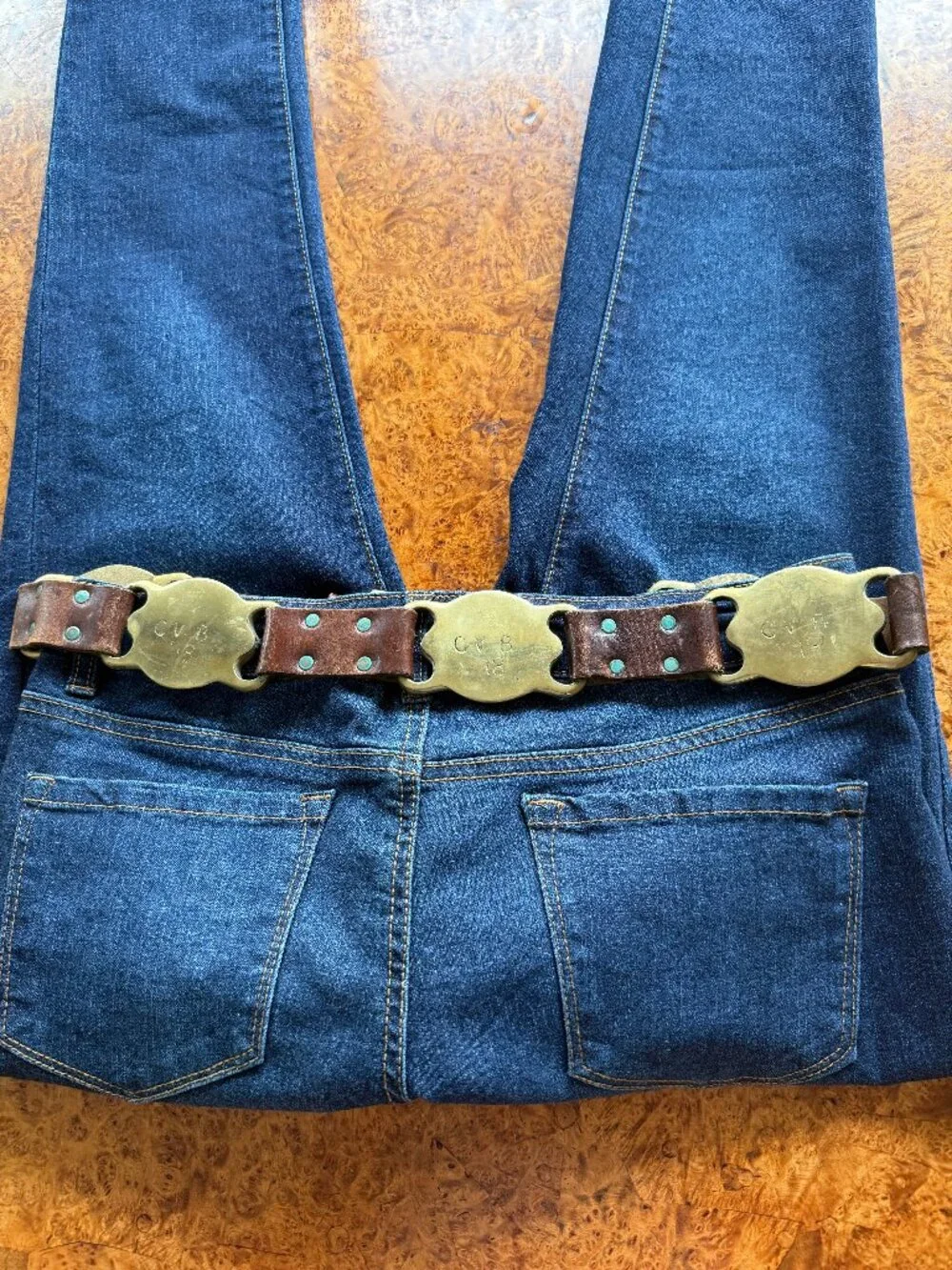 French 70s Boho Equestrian Belt